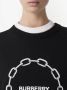 Burberry Sweater met kettingprint Zwart - Thumbnail 5