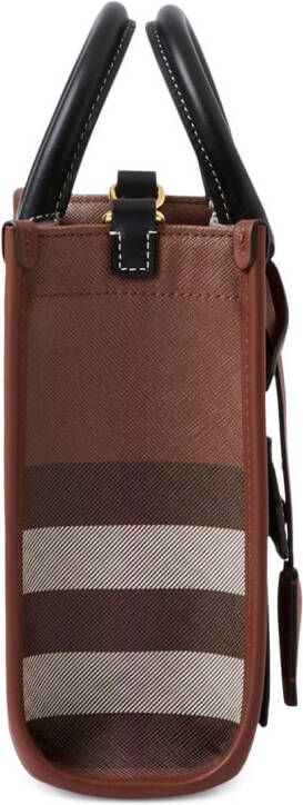 Burberry Freya kleine shopper Bruin