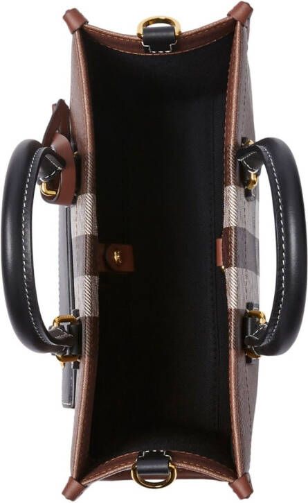 Burberry Freya kleine shopper Bruin