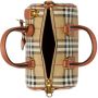 Burberry Check Mini Bowling tas Bruin - Thumbnail 4