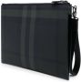 Burberry Geruite clutch Grijs - Thumbnail 3