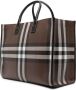Burberry Geruite shopper Bruin - Thumbnail 3