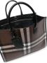 Burberry Geruite shopper Bruin - Thumbnail 5