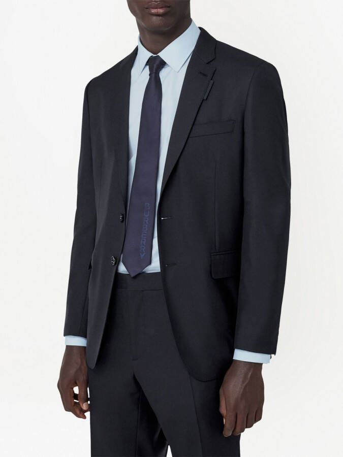 Burberry Colbert met enkele rij knopen Blauw
