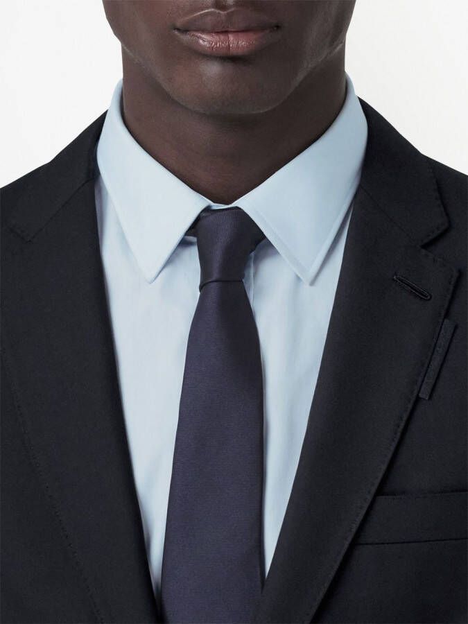 Burberry Colbert met enkele rij knopen Blauw
