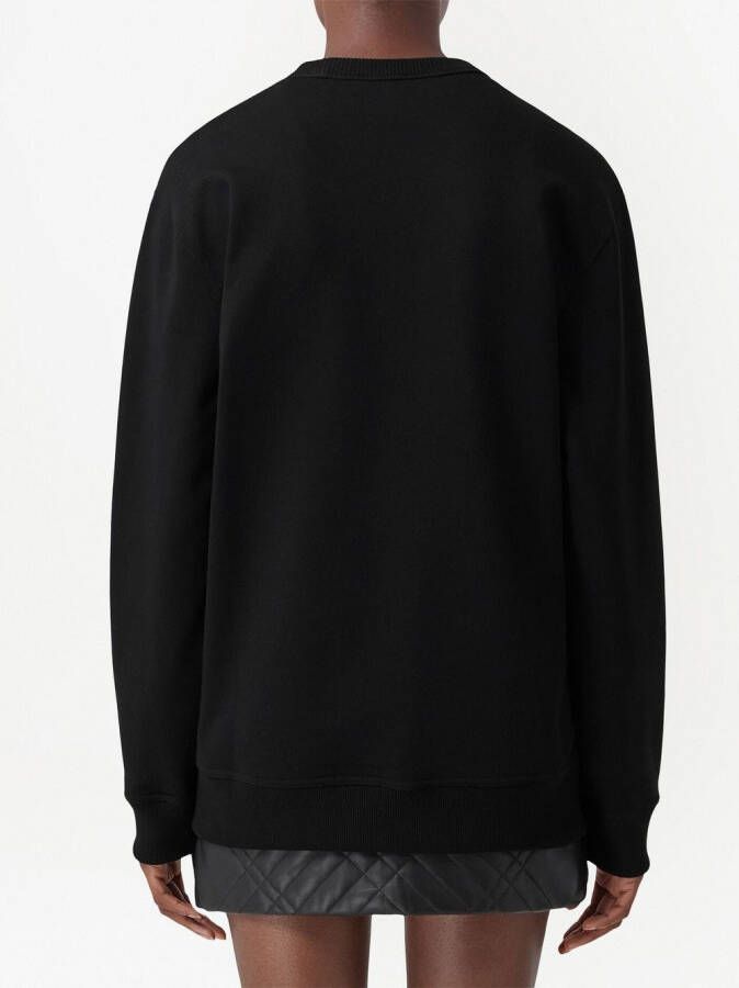 Burberry Oversized sweater Zwart