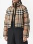 Burberry Cropped donsjack Bruin - Thumbnail 3