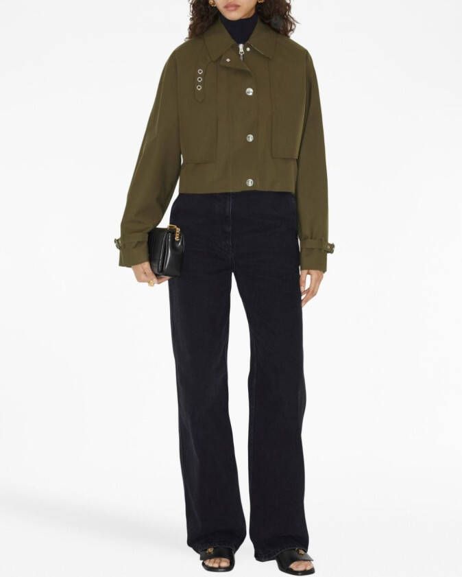 Burberry Cropped jack Groen