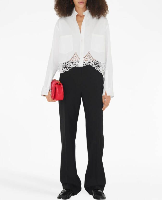 Burberry Cropped shirt Wit