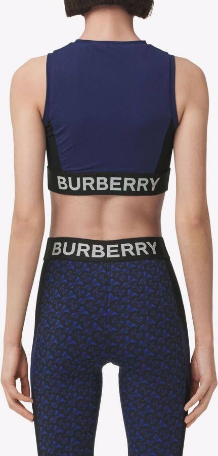 Burberry Cropped top Blauw