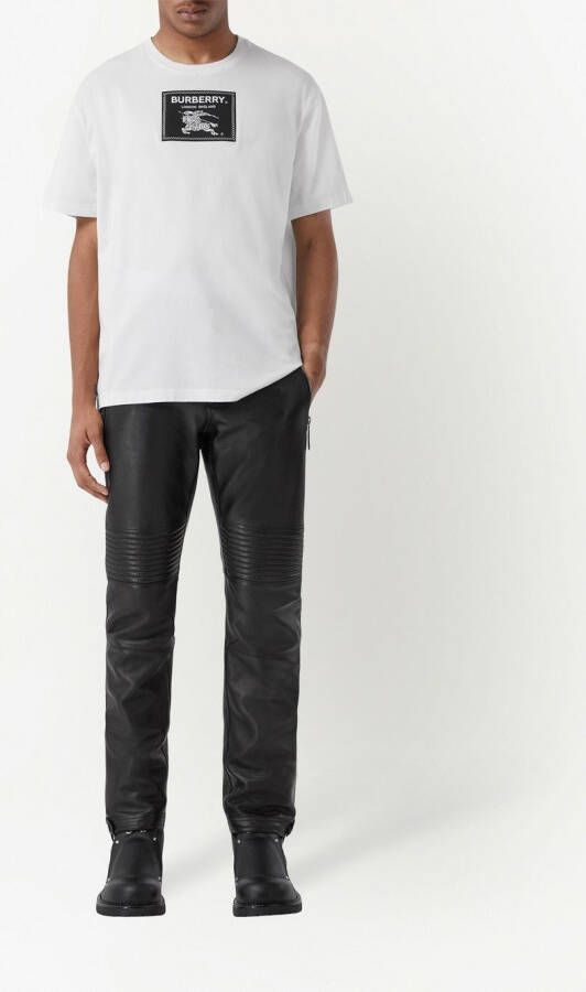 Burberry EKD T-shirt met applicatie Wit