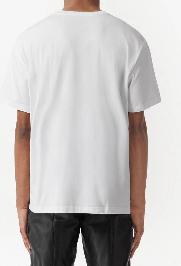 Burberry EKD T-shirt met applicatie Wit