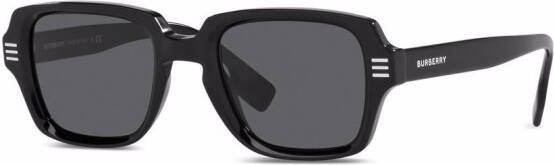 Burberry Eyewear BE4349 zonnebril met rechthoekig montuur Zwart