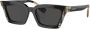 Burberry Eyewear Briar geruite zonnebril Zwart - Thumbnail 3