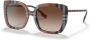 Burberry Eyewear Caroll zonnebril met oversized montuur Bruin - Thumbnail 2