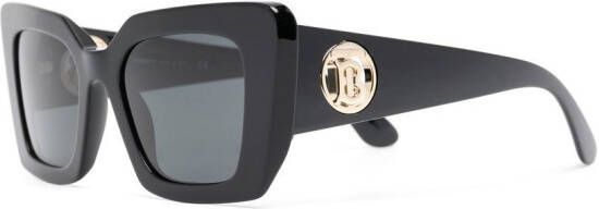 Burberry Eyewear Daisey TB zonnebril met monogram Zwart