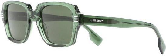 Burberry Eyewear Eldon zonnebril met vierkant montuur Groen