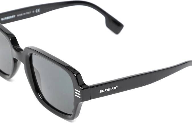 Burberry Eyewear Eldon zonnebril met vierkant montuur Zwart