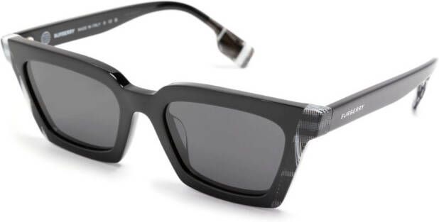 Burberry Eyewear Zonnebril met rechthoekig montuur Zwart