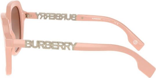 Burberry Eyewear Joni zonnebril met logo Roze
