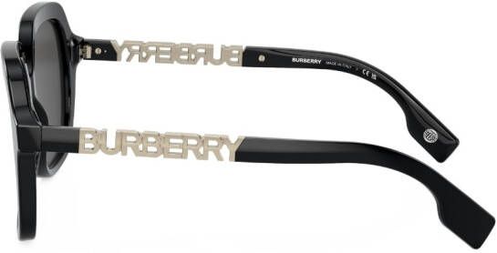 Burberry Eyewear Zonnebril met oversized montuur Zwart