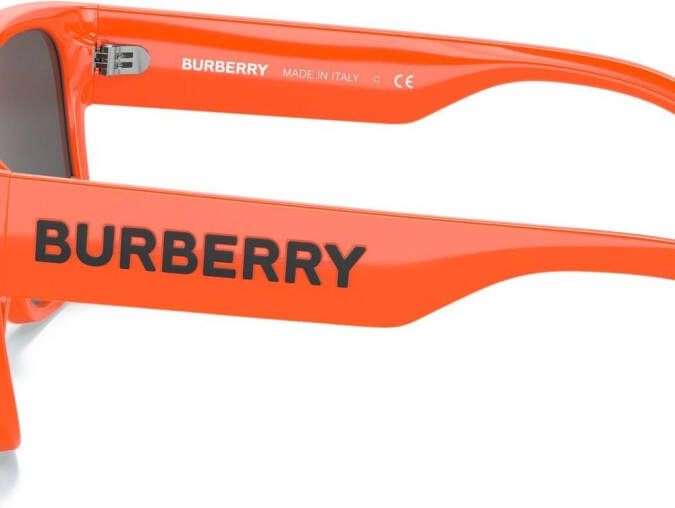 Burberry Eyewear Knight zonnebril met vierkant montuur Oranje
