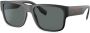 Burberry Eyewear Knight zonnebril met vierkant montuur Zwart - Thumbnail 2