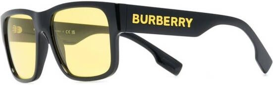 Burberry Eyewear Knight zonnebril met vierkant montuur Zwart