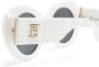 Burberry Eyewear Zonnebril met rond montuur Wit - Thumbnail 3