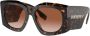 Burberry Eyewear Zonnebril met geometrisch montuur Bruin - Thumbnail 3