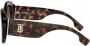 Burberry Eyewear Zonnebril met schildpadschild design Bruin - Thumbnail 3