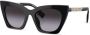 Burberry Eyewear Zonnebril met cat-eye montuur Zwart - Thumbnail 2