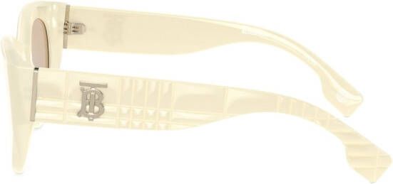 Burberry Eyewear Meadow zonnebril met getinte glazen Wit