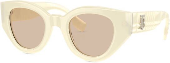 Burberry Eyewear Meadow zonnebril met getinte glazen Wit