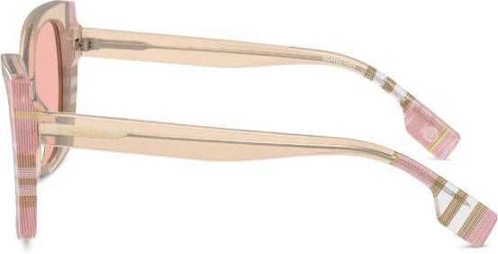 Burberry Eyewear Meryl zonnebril met cat-eye montuur Roze
