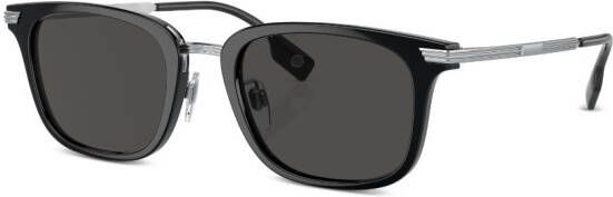 Burberry Eyewear Zonnebril met vierkant montuur Zwart