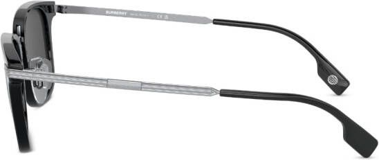Burberry Eyewear Zonnebril met vierkant montuur Zwart