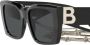 Burberry Eyewear Poppy zonnebril met rechthoekig montuur Zwart - Thumbnail 3