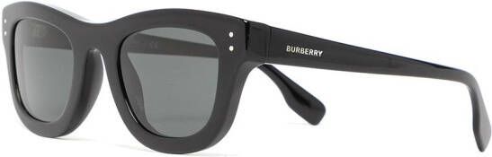 Burberry Eyewear Sidney zonnebril met oversized montuur Zwart