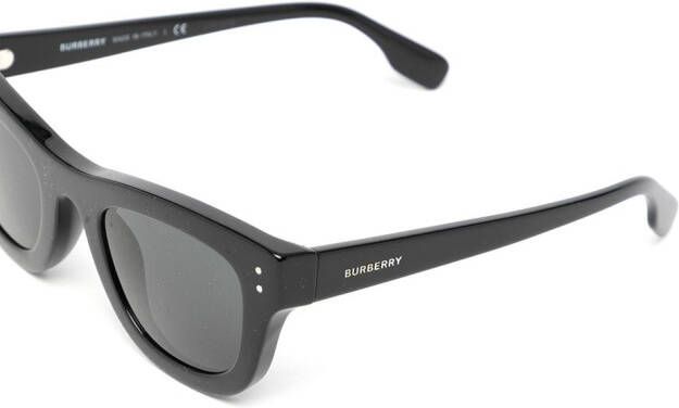 Burberry Eyewear Sidney zonnebril met oversized montuur Zwart