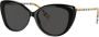 Burberry Eyewear Zonnebril met cat-eye montuur Zwart - Thumbnail 2