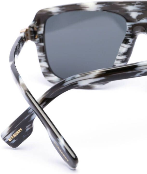 Burberry Eyewear Zonnebril met abstract patroon Zwart