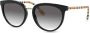 Burberry Eyewear Zonnebril met geruit montuur Zwart - Thumbnail 2