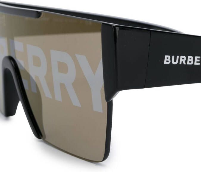 Burberry Eyewear Zonnebril met logo Zwart
