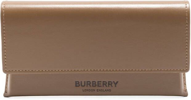 Burberry Eyewear Zonnebril met oversized montuur Bruin