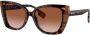 Burberry Eyewear Zonnebril met schildpadschild design Bruin - Thumbnail 3