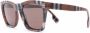 Burberry Eyewear Zonnebril met vierkant montuur Bruin - Thumbnail 2