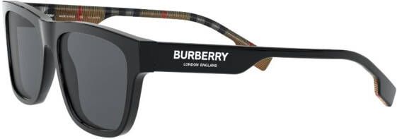 Burberry Eyewear Zonnebril met vierkant montuur Zwart