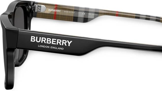 Burberry Eyewear Zonnebril met vierkant montuur Zwart