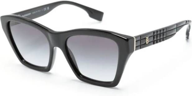 Burberry Eyewear Zonnebril verfraaid met studs Zwart